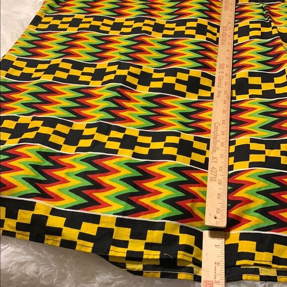 Casual Yellow and Black Bohemian Dress with Crew Neck NWOT never worn - Picture 5 of 7